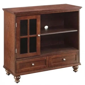 Wood TV Stand Modern Minimalist Living Room Furniture