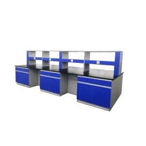 Wooden Biology Laboratory Work Bench Equipment School Lab Furniture Chemistry Lab