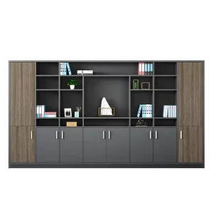 Wooden Bookshelf Storage Cabinet