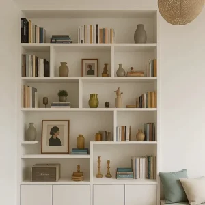 Wooden Cabinet 3D Design Service Custom Furniture Shelves Books Library Bookshelves Library Shelf