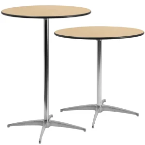 Wooden Cocktail Table for Bar Party