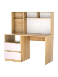 Wooden Computer Desks Office Laptops Study Desks Corner Racks Student Desks with 2 Drawers Home Bedroom Furniture