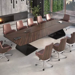 Wooden Full featured Office Furniture Conference Table and Office Table with Modular Design for Conference Zones