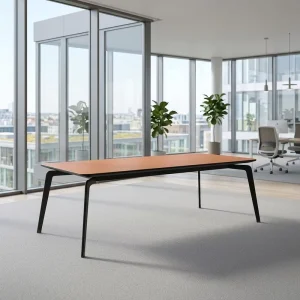 Wooden Long Office Conference Table Furniture Project Cases Conference Room Desk Office Meeting Table