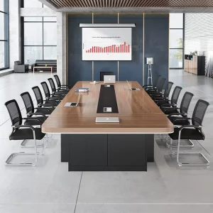 Wooden Luxury Office Furniture Meeting Table Conference Modern Meeting Room Table Set