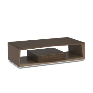 Wooden MFC Board PVC Edging Rectangular Modern Style Luxurious Contemporary Nordic Coffee Table