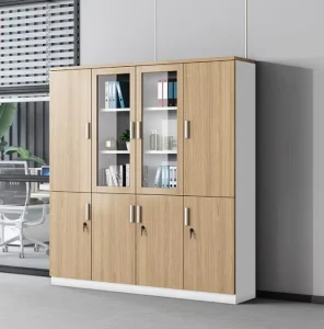 Wooden Minimalist Modern Filing Cabinet Data Cabinet Storage Cabine Bookshelf