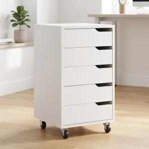 Wooden Modern Commercial Office File Cabinet Assembled Freestanding Design Made in China