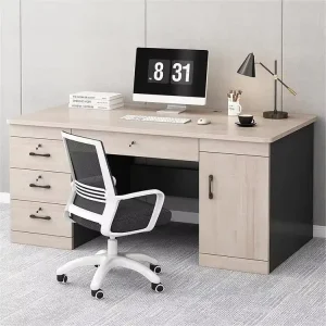 Wooden Office Furniture Modern Computer Desk Executive Office Desk Simple Office Table Design