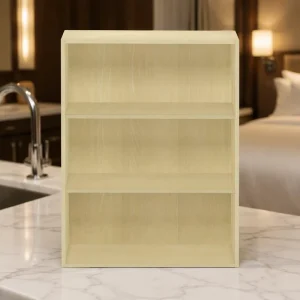 Wooden Three Layer Eco Friendly Durable Large Capacity Modern Multifunctional Vertical Toys Organizer Kitchen Bedroom Living