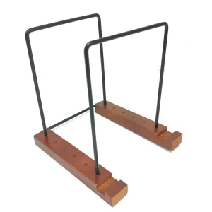 Wooden Vinyl Document Music Record Storage Holder Album Organizer Display Stand Rack Unit Store and Hold Magazines Albums