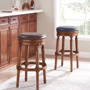 Wooden bar Furniture Vintage High Wood bar Chair