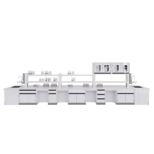 Workbench Furniture PP Acid and Alkali Resistant Work Bench Laboratory Test Bench for Hazardous Laboratories Pharma Labs