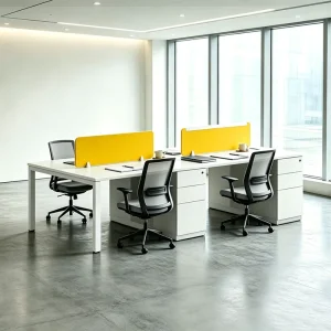 Workstation Desk Office Furniture Staff Wooden Computer Desk Modular Cubicle 2 4 6 8 People Workstation Office Desks