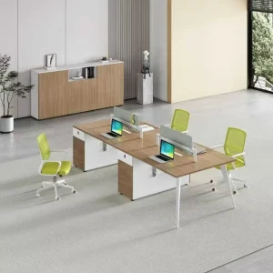 Workstation Office Furniture Open Space Workstation 4 People Desk