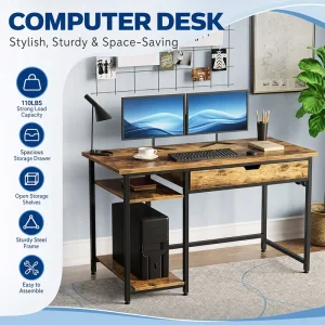 Workstation Study Table Writing Table Small Desk Storage Desk Drawer Desk Shelf Desk Home Office Desk Computer Desk