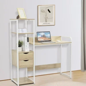Writing Study Table Computer Office Table Desk with Drawers for Students