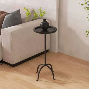 Wrought Iron Coffee Table Simple Luxury Living Room Balcony Outdoor Furniture Small Apartment Suitable Cast Iron Table