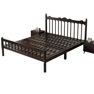 Wrought Metal Double Bed Modern Minimalist Thickened Multi Size Bedroom Set Furnitureure Frame for Dormitory Bedroom