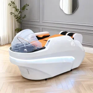 XFMC Electric Full Massage Shampoo Beds Hair Salon Washing Chair Water Circulation Japanese Headspa Bed with LED Light