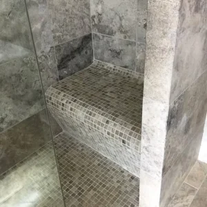 XPS Shower Bench with Durable Mesh and Polymer Cement Core XPS Boards Product