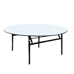 YC T01 Hotel Dining Banquet Table Modern Round Folding Plywood Design for Hotels and Restaurants