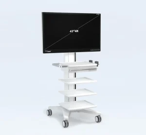 YKD 2100b Modern Hospital Trolley Multi-Functional Medical Equipment with Adjustable Height & Wheels Durable Metal Construction
