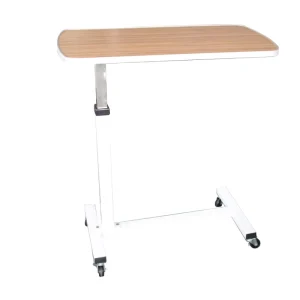 YKL032 Factory Offered Hospital Over Bed Table with Wheels