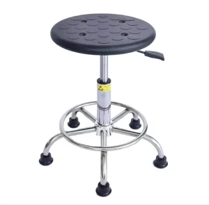 YP 0010 Lab Furniture Revolving PU Foam ESD Chair Black Adjustable Esd Lab Office Stool Anti static Revolving Lab Stools