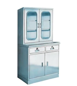 YY 503 Modern Design Hospital Medical Instrument Cabinet 304 Stainless Steel Medicine Storage Drug Cupboard with Glass Door