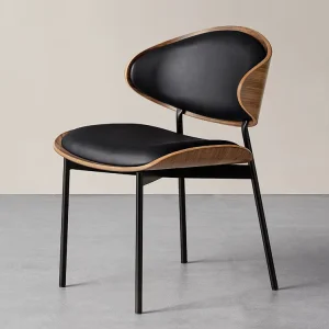 YZ109 Executive Luxury Modern Solid Wood Dining Chair Furniture Hotel Restaurant Chair Natural Color Single Dining Chair