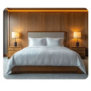 YaQi Modern Commercial Custom made Luxury Collection 2 Year 5 Star Hotel Bedroom Furniture Set