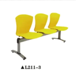 Yellow Public Waiting Bench Chair Medical Office Waiting Room Chairs L211 3