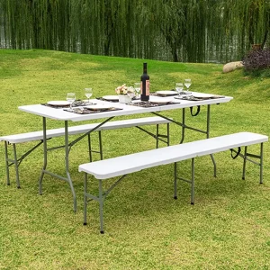 Z183 ZD183 Outdoor Portable 6ft Long Dining Table Training Conference Blow Molded Folding Table