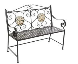 Zinc Aluminum Alloy Bench Outdoor Indoor Long Seat for Basketball Court and Residential Yard