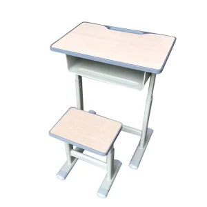 childrens Wooden Study Desk and Chair Set for Home School Student Desk and Chair Table and Stool Set Factory