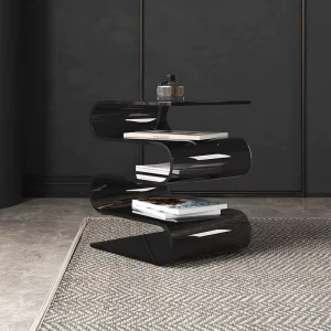 custom modern Nordic acrylic sofa side table magazine rack bookshelf coffee table home furniture decoration