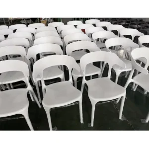 pp Waiting Chair Outdoor Chairs Waterproof Modern Minimalist Living Room Leisure Chairs