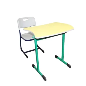 school Modern Design Comfortable Plastic Chair and Training Table Set High School Desk with Optimal Ergonomics