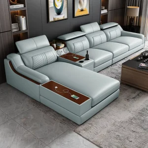 the Latest Design Luxury Sofa Set 1+ 2+3 Faux Leather Living Room Sofas Hotel Apartment Sofa Set Furniture Living Room